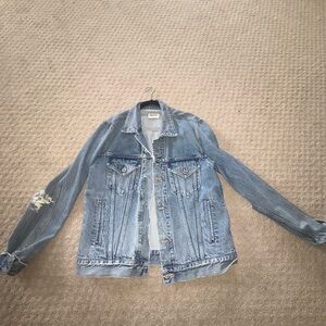 AGOLDE Distressed Jean Jacket
